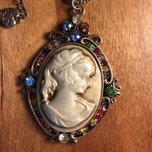 Betsey Johnson Cameo Necklace